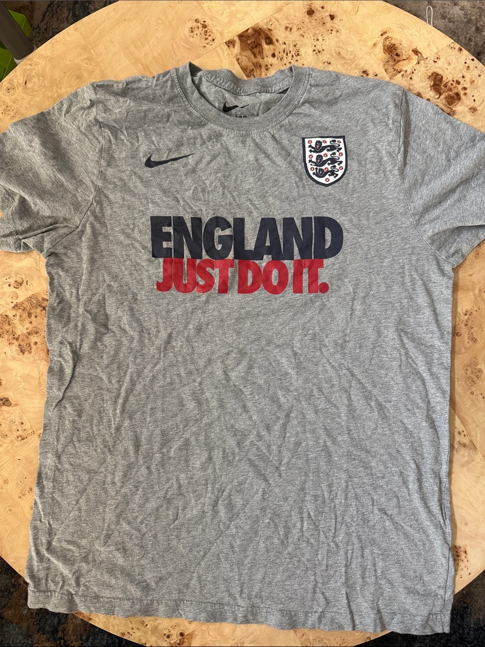 Nike “England Just Do It.” Tshirt; Size XL